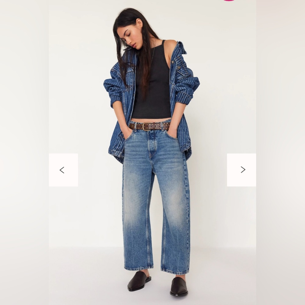 Free People barrel denim Jeans